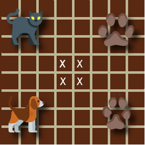 Regras: Gatos & Cães (Jogo de Tabuleiro Online) - Bodogemu